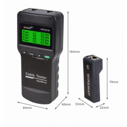 Network Tester for Cat. 5, 5E, 6 and Cat. 7 » Handheld - Danbit