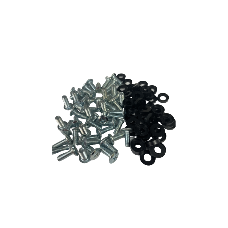 100 stk. skruer til industrikabinetter og rackskabeforSkruer/ møtri...