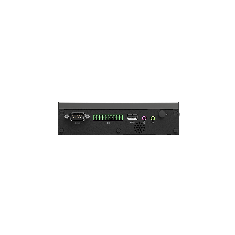 Cincoze P1201-X6425E-R10 innebygd Atom X6425E-prosessor, 3xRS232/422/485, 8x isolert I/O, 2x LAN, 4x USB