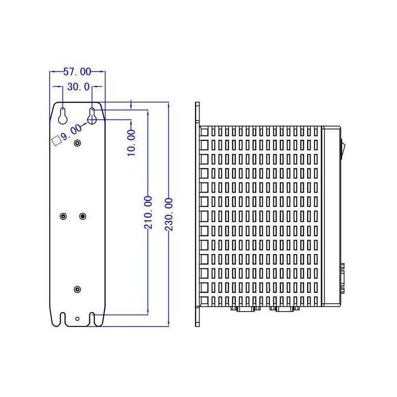 DIN-montert industriell innebygd PC med Celeron J6412, 3x LAN, 2x COM, 6x USB