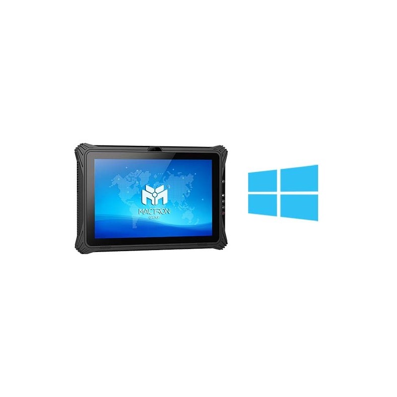 Robust IP65 industrinettbrett med Intel i5, Windows 11, front- og bakkamera, NXP, NFC, WLAN og Bluetooth