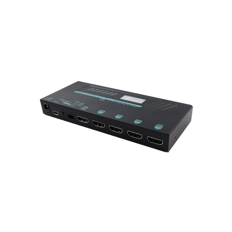 4 port HDMI 4K60Hz splitter, HDMI2.0, HDCP2.2, EDID