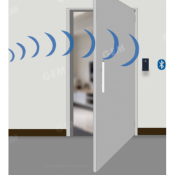 Access control control of electric door lock via Bluetooth, with RFID reader. 200 users