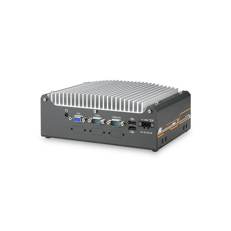 Vifteløs PC Gen 12/13 ethernet 2.5Gbe, TPM 2.0, MIL-STD-810H, MIL-STD-810H EMC CE/FCC Klasse A, EN 55032 og EN 55035