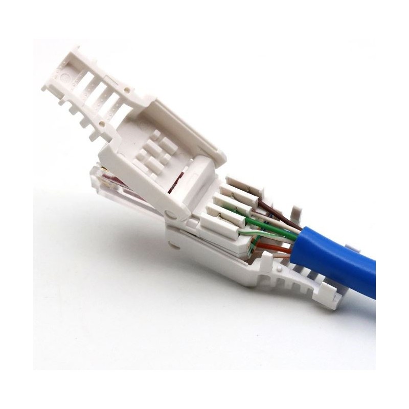 Verktøyfri Ethernet-kontakt RJ45 Cat 6
