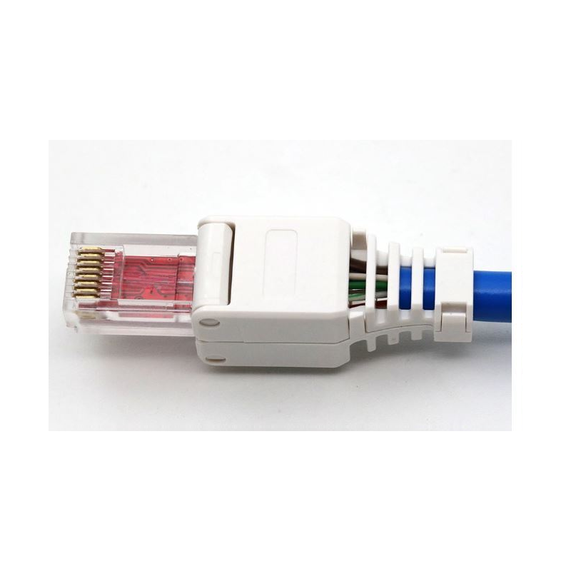 Tool-free Ethernet connector RJ45 Cat 6