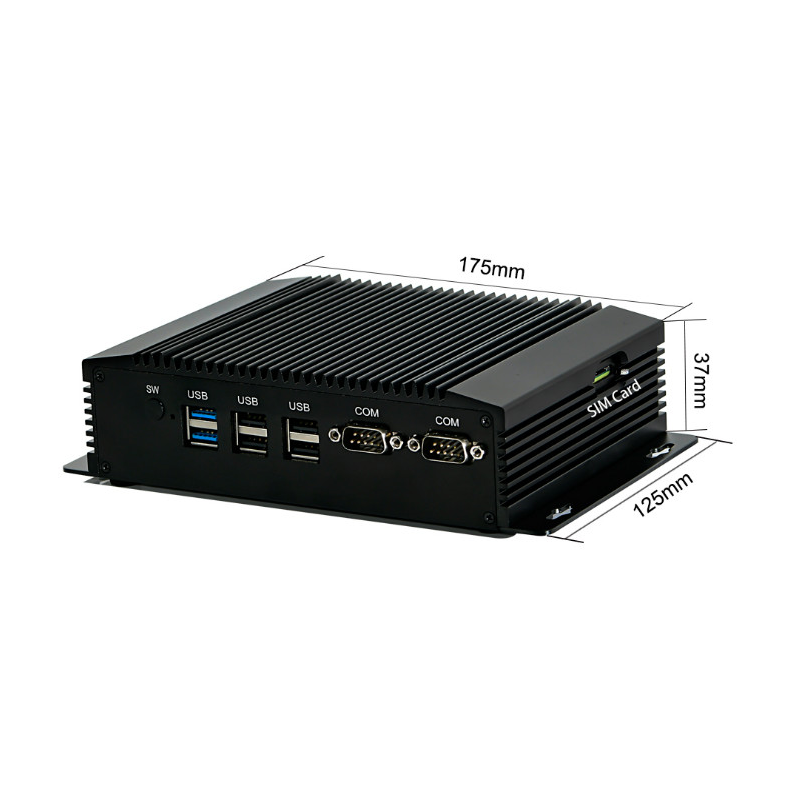 Cheap Fanless embedded PC windows 11, TPM, RS232, USB WIN 7/8/10/11, Chipset N3520, LTE, Thin Client, HDMI, VGA