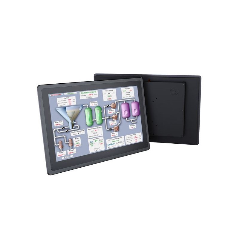15.6" TFT panel PC I3, 1000nits, High brighness for sunlight use, Touch, RS232/422/485