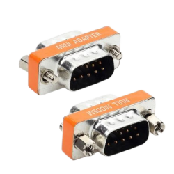 RS232SUB-D DB9 9-PIN male male Nullmodem serial adapter