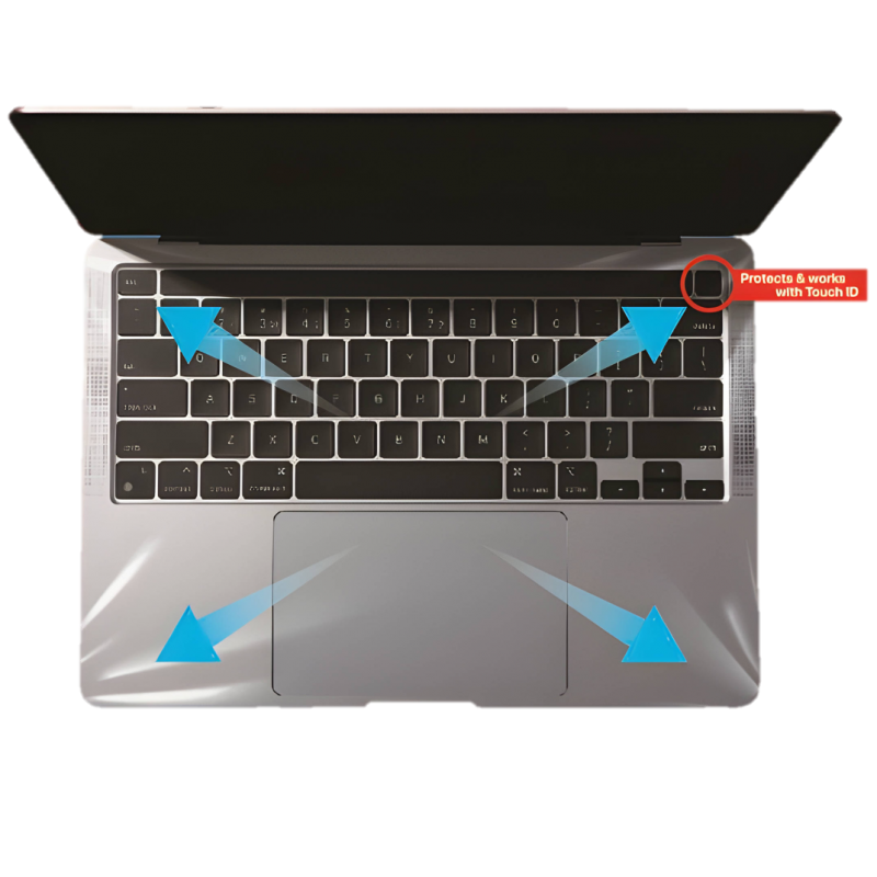 Hygienic protective film for keyboard without latex - TPU plastic - DANBIT