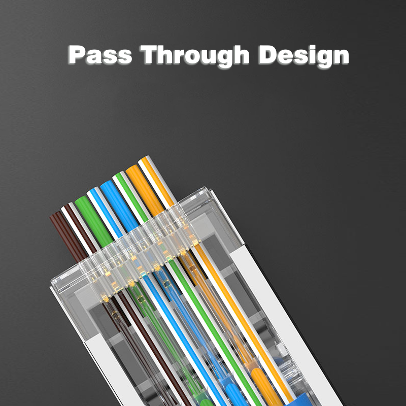 RJ45-kontakt kat. 6 STP 1,2 mm | Nikkel og gullbelagt