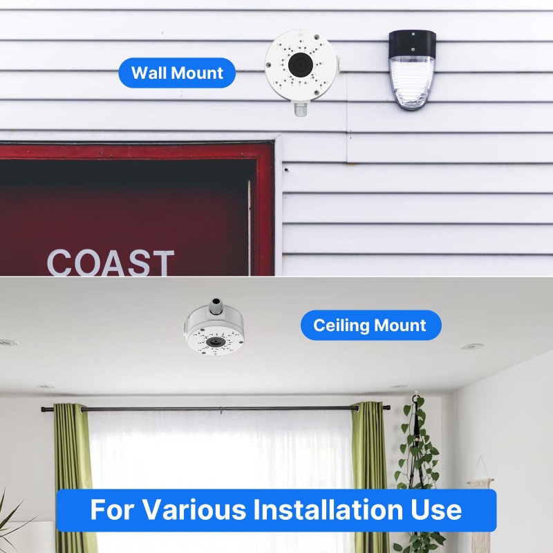 Vanntett kameramonteringsbrakett | Rustsikkert aluminium