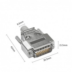 DB26 Male Socket | Gold-Plated D-SUB Connector | 26 Pin