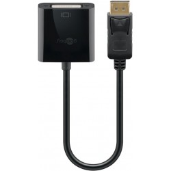 DisplayPort to DVI-D adapter cable v1.2, 15 cm