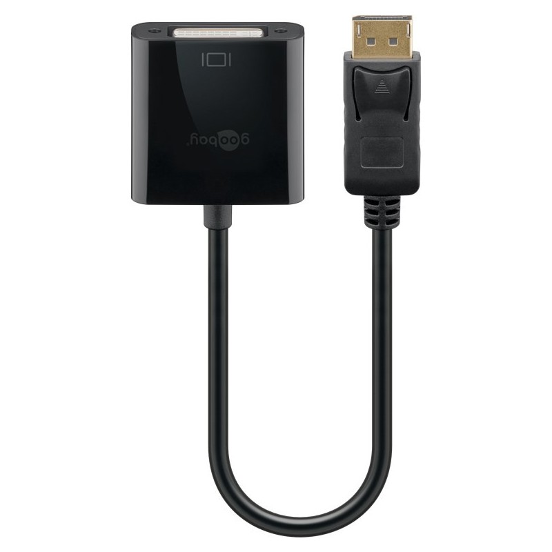 DisplayPort til DVI-D adapterkabel v1.2, 15 cm