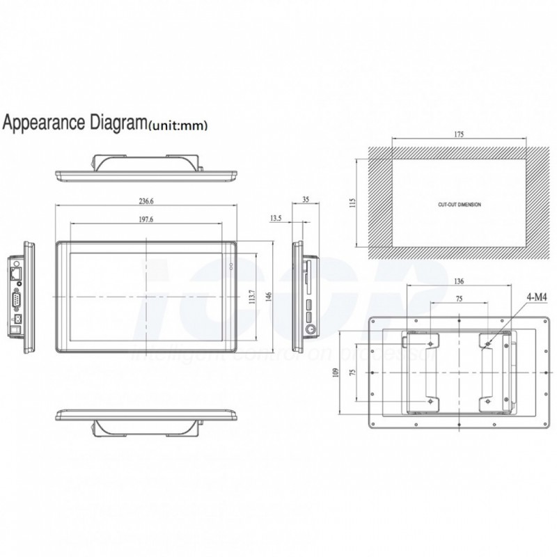 Panel pc with microSD