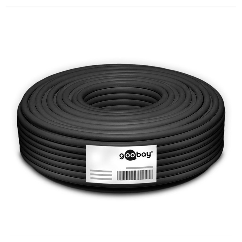 Outdoor network cable cat. 6 u/UTP black good quality 100% copper