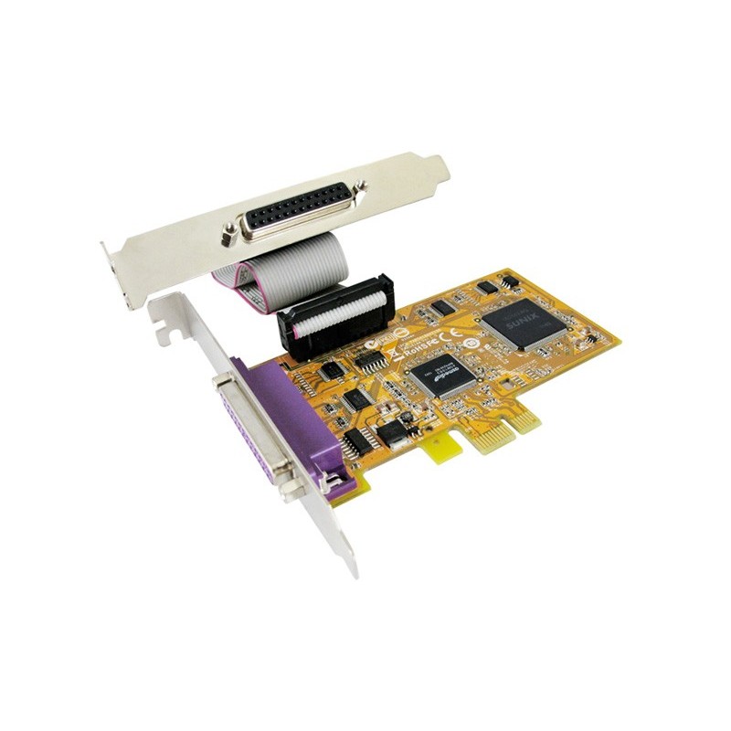 2 extra LPT parallel ports on the PC with PCI Express card