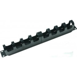 Cable holder for 19 "rack cabinet - Black