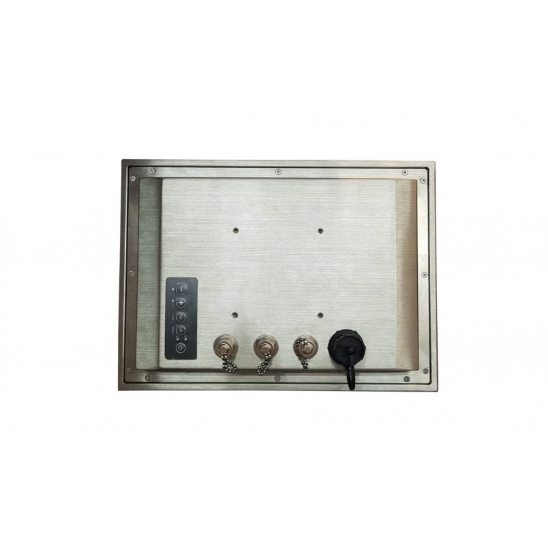 10.1" vandtæt IP66 og vandalsikker skærm i rustfrit stål, Full IP66/IP69K, VGA og HDMI - DANBIT