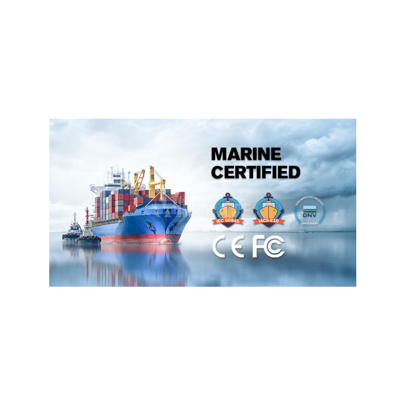 19 Marine Approved Panel Monitor - DNVGL-CG-0339 IP66 Touch
