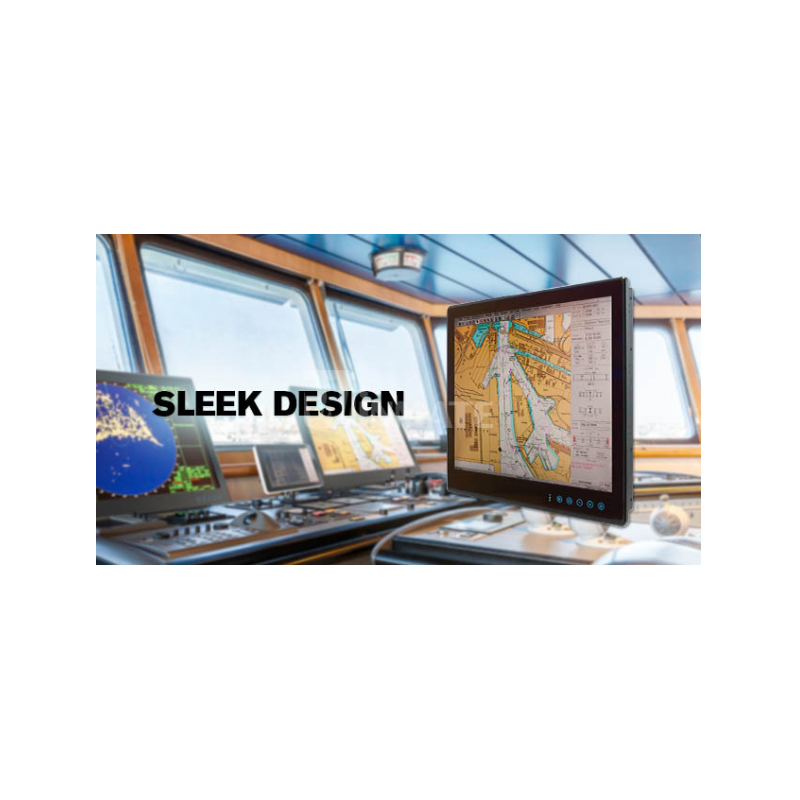 19" i5 ECDIS DNVGL-CG-0339, IACS E10 Marine-godkjent panel-PC
