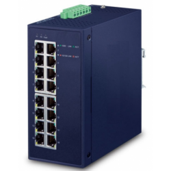 Robust 16-Port Industrial Gigabit Ethernet Switch for Harsh Environments