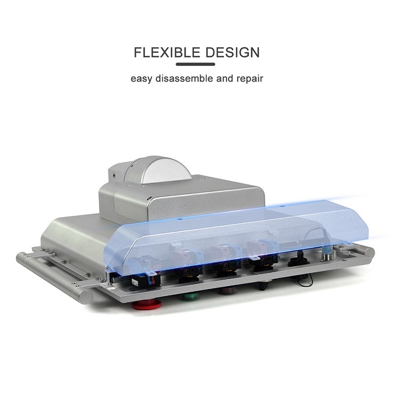 Robust 17" HMI, Panel PC med berøringsskjerm IP65 med kontrollknapper og strømbryter på fronten