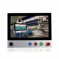 High-performance Panel PC with 15.6" touch screen IP65 full, Intel 8th Gen i3-8145U, 2.1GHz