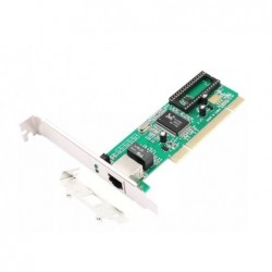 NIC Ethernet card 10/100/1000Mbit, PCI With auto negotiation and auto MDI/MDIX
