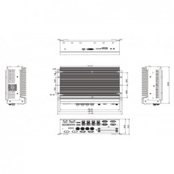 Intel® 12th / 13th Gen CoreTM Fanless Edge AI Computer supporting Nvidia®  RTX-A2000 w/2x10G POEs