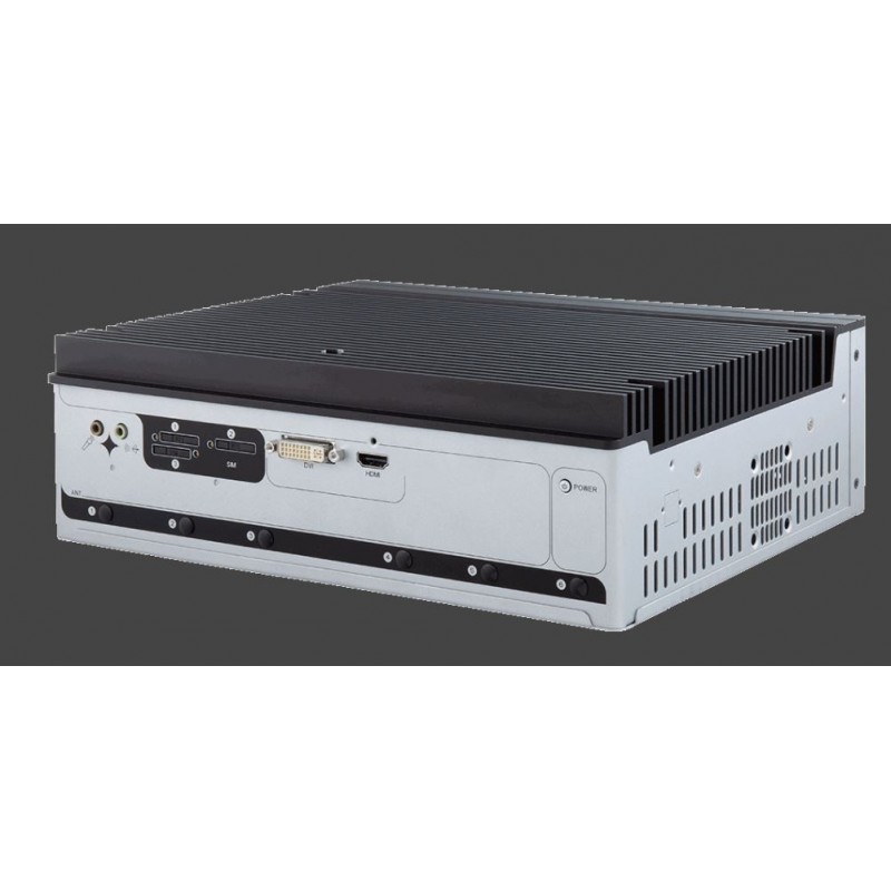 Intel® 12th / 13th Gen CoreTM Fanless Edge AI Computer supporting Nvidia®  RTX-A2000 w/2x10G POEs