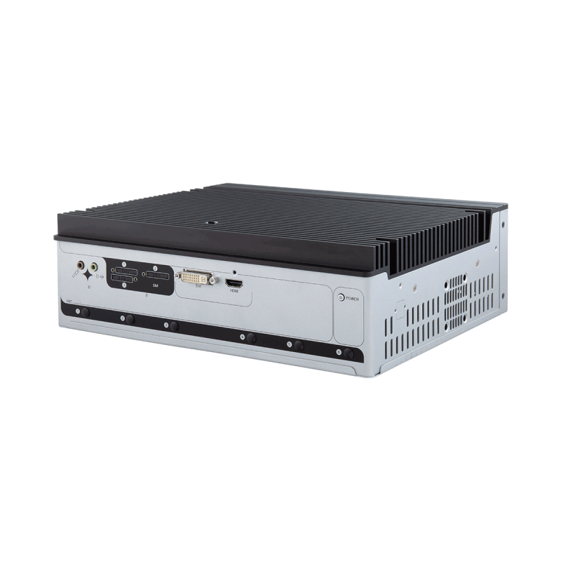 Intel® 12th / 13th Gen CoreTM Fanless Edge AI-datamaskin som støtter Nvidia® RTX-A2000 m/2x10G POEer