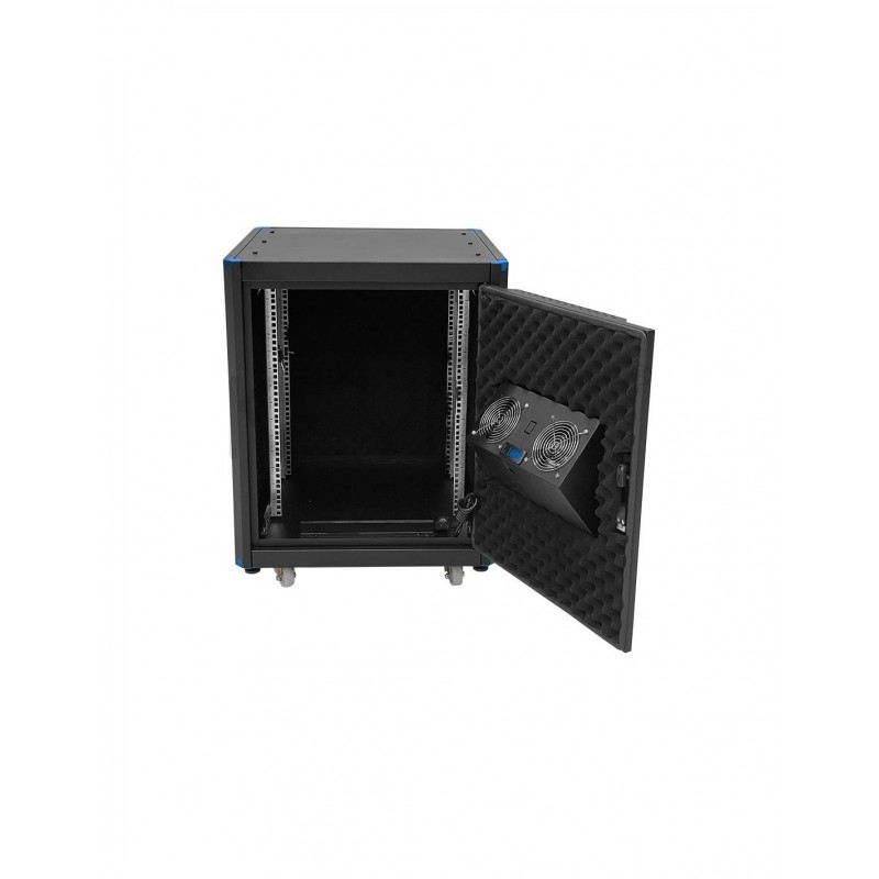 Lydisolerende 19" RACK, enkel og fornuftig løsning.