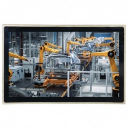 Industriell panel-PC 15,6" 6 x IP65 tilgjengelig med i3, i5, i7, J1900 Celeron, berøringsskjerm 24VDC, USB, VESA