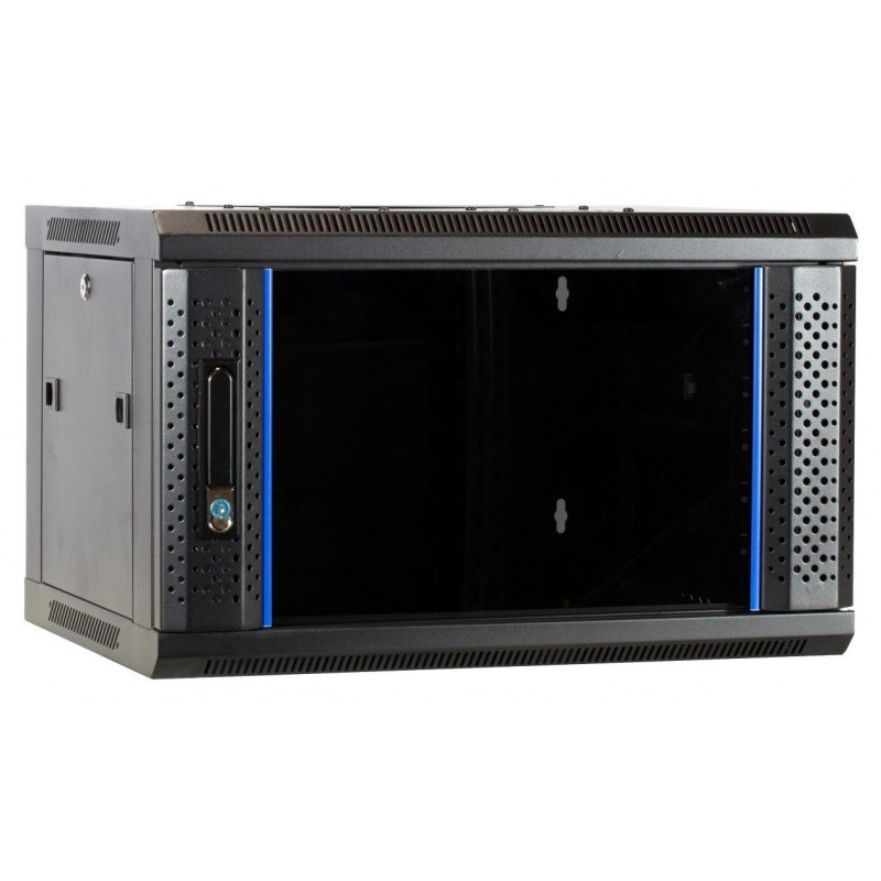 4U 19" rack cabinet | 45 cm deep | Black