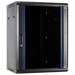 15U 19" rack cabinet for wall mounting
