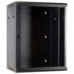 15U 19" rack cabinet for wall mounting