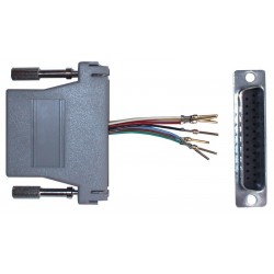 DB25 Female to RJ11 she adaptation connector with optional PIN Assignments