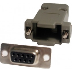 DB9 female connector with the cap. solder Terminals