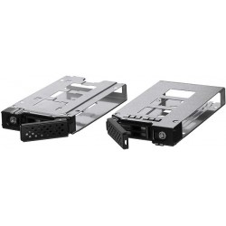 Hard disk tray for 2 x 2½" SAS/SATA SSD/HDD fills as 5½" unit RW225-12G