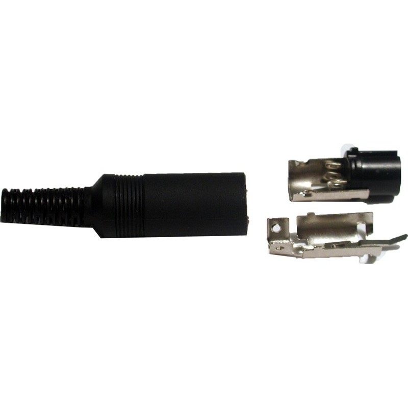 DIN 5 female connector with the cap. Soldering Terminals.