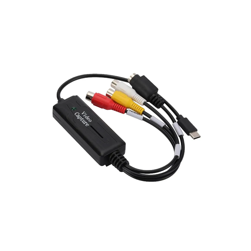 Type-C Video Capture Card S-video and RCA composite video input and USB output
