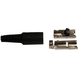 DIN 5 male connector with the cap. Soldering Terminals.