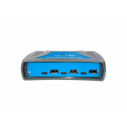 8-porters USB-A, USB-C enhetsserver TCPI/IP DIN-montering USB over Ethernet-hub hvor som helst