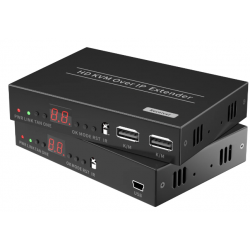 HDMI KVM extender, Extender, HD, 150 meters over RJ45 cable or over TCP/IP, USB HID