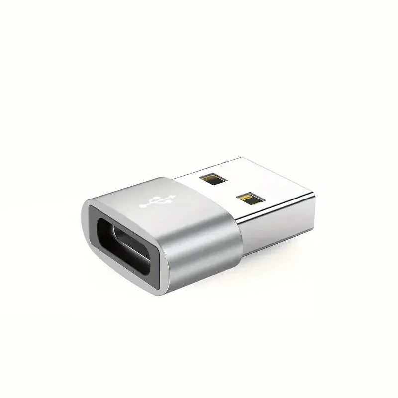USB-C hunn → USB-A hann-adapter (USB 2.0) – 480 Mbps