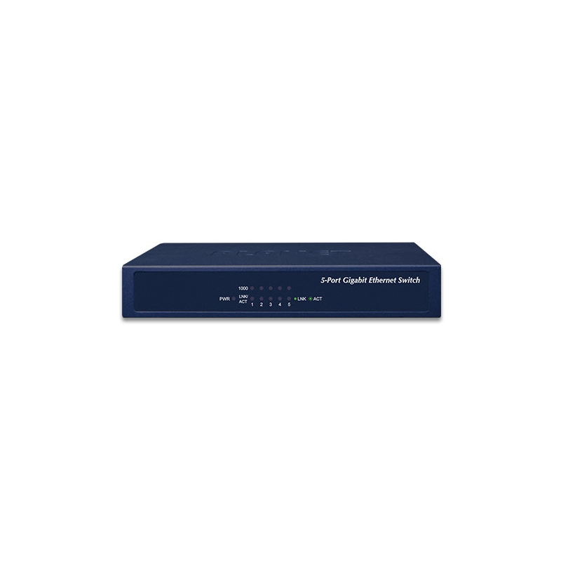 5-port Gigabit Ethernet switch - 10 Gbps bandwidth