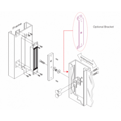 Powerful 12VDC Electronic Door Magnet - 136kg Holding Force
