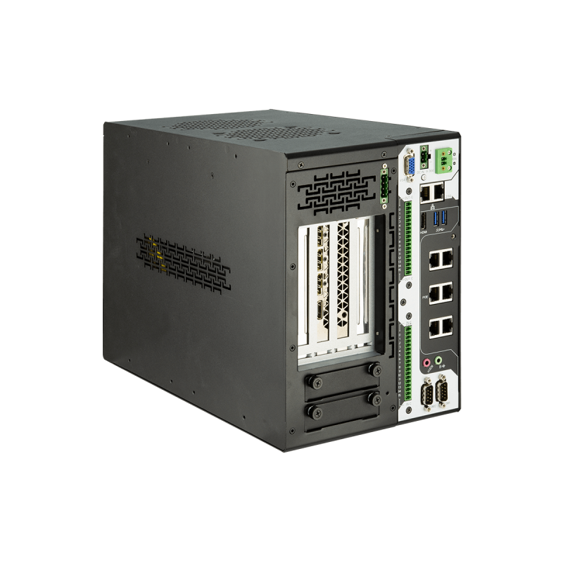 Industri AI-plattform - NVIDIA RTX 3070 eller Dual Tesla T4 GPUer, 10. generasjon Xeon® Core™ - 6 GbE PoE